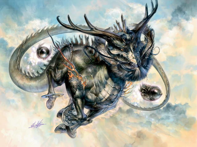 Một số giai thoại mô tả kỳ lân có sừng nai, tai chó, trán lạc đà, mắt quỷ, mũi sư tử, miệng rất rộng, thân ngựa, chân hươu và đuôi bò.