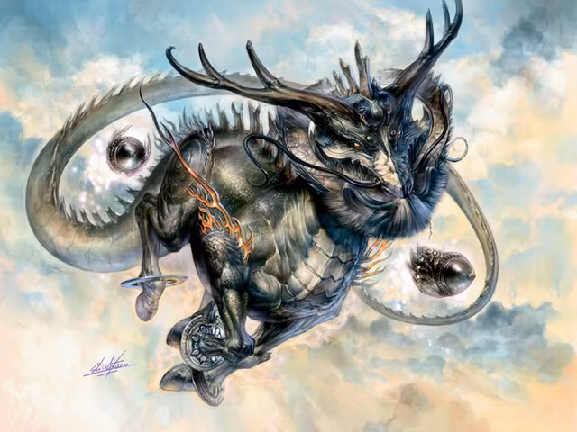 Một số giai thoại mô tả kỳ lân có sừng nai, tai chó, trán lạc đà, mắt quỷ, mũi sư tử, miệng rất rộng, thân ngựa, chân hươu và đuôi bò.