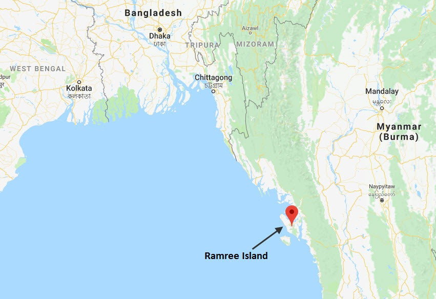 Nhật Bản chiếm đóng đảo Ramree từ năm 1942. Đến tháng 1/1945, lực lượng đồng minh mở những cuộc tấn công quy mô lớn nhằm giải phóng hòn đảo này khỏi sự kiểm soát của quân đội Nhật Bản.