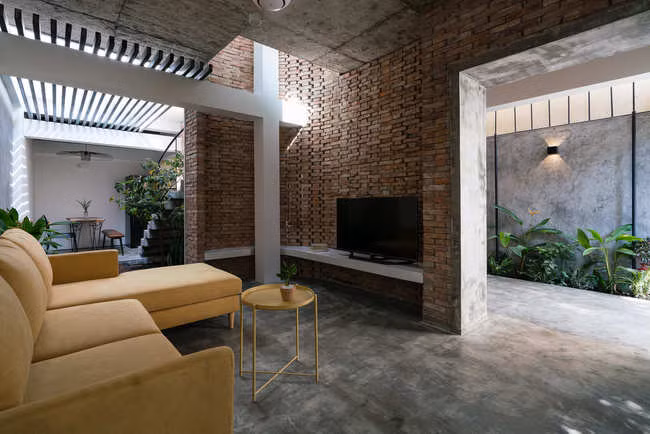 Phòng khách nhẹ nhàng tối giản