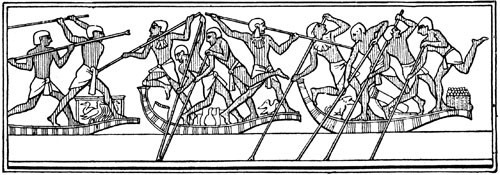 Hai bên đều cố gắng đẩy đối phương xuống nước và tiêu diệt họ bằng những chiếc gậy dài.