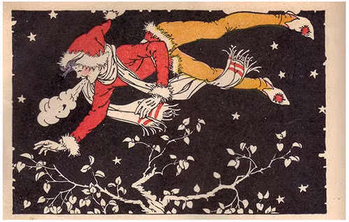 Nhiều giai thoại mô tả yêu tinh Jack Frost mang nhiều hình dáng khác nhau như một người cao lớn hay một cậu bé tí hon hay có lúc là người khổng lồ.