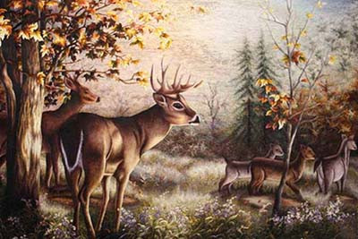 4. Hươu được xem là con vật phong thủy mang nhiều điềm lành. Loài vật này tượng trưng cho tốc độ, tính bền vững và cuộc sống lâu dài.