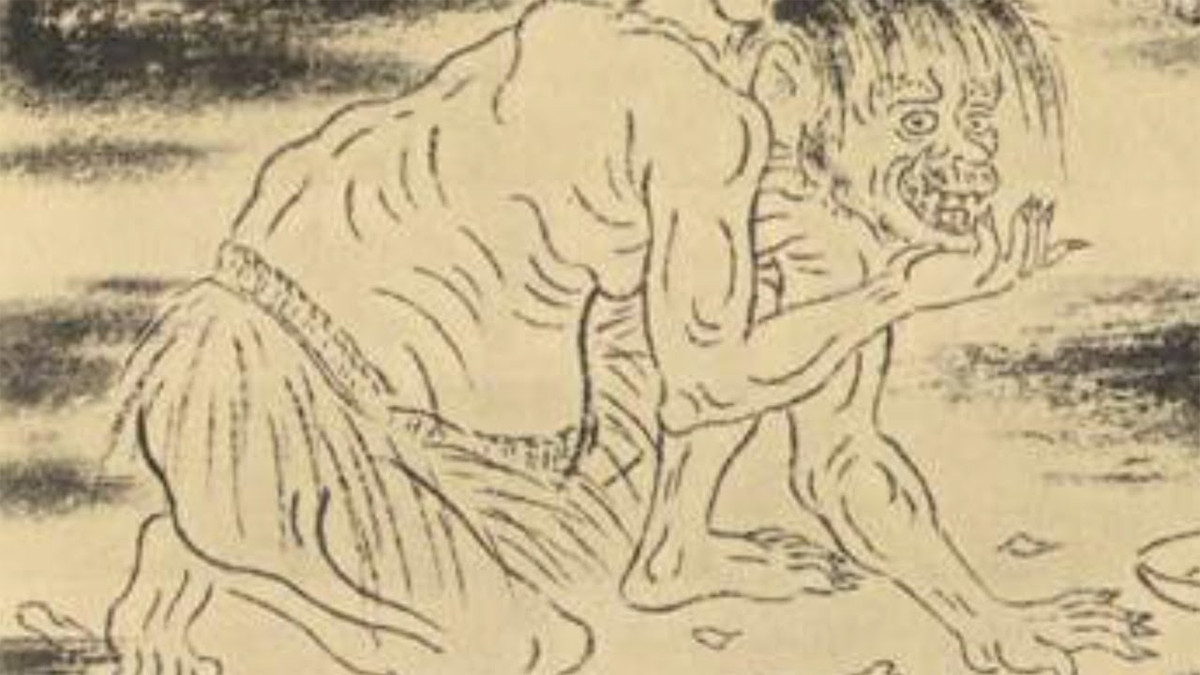 Jikiniki được miêu tả có hình dáng ghê rợn như một xác chết có đôi mắt đỏ ngầu và móng vuốt sắc nhọn.