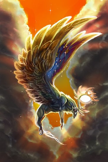 Theo một số giai thoại, cái bóng của Peryton khác với những quái thú khác.