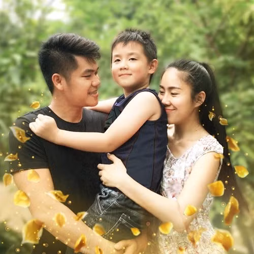 Bi che “bam vay vo”, chong tre kem 7 tuoi cua Le Phuong dap tra bat ngo