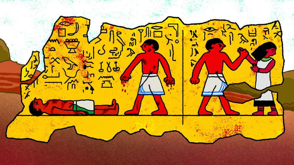 Paneb được mô tả là người đã lấy cắp vật phẩm từ các đền thờ và lăng mộ hoàng gia, phá hủy những nơi linh thiêng, nói dối. Đặc biệt, Paneb tấn công tình dục nhiều phụ nữ trong một đêm và sử dụng công nhân hoàng gia cho mục đích riêng.