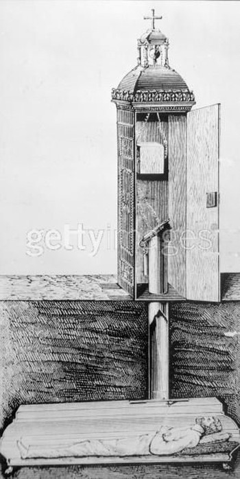 Đầu dây còn lại được buộc vào tay của người chết. Trong trường hợp người chết sống lại sau khi được chôn cất, họ có thể kéo dây để rung chuông, báo hiệu cho mọi người rằng họ còn sống.