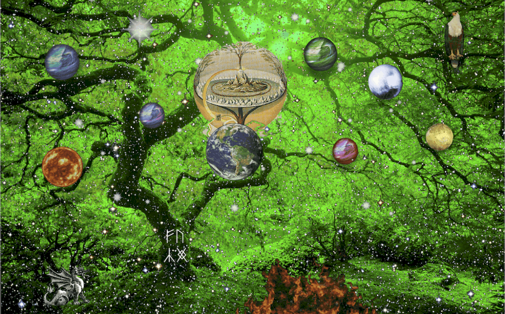 Cây Yggdrasil linh thiêng trong thần thoại Bắc Âu còn được cho là gắn liền với sự kiện Ragnarök.