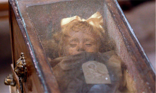 Một giả thuyết khác cho rằng, việc một số người nhìn thấy Rosalia chớp mắt chỉ là ảo ảnh quang học.