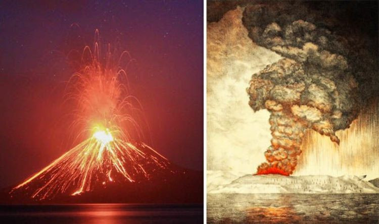 Trong khoảng 5 ngày sau khi núi lửa Krakatoa phun trào, các trạm thời tiết ở 50 thành phố trên thế giới vẫn cảm nhận được những áp lực dồn dập liên tục.