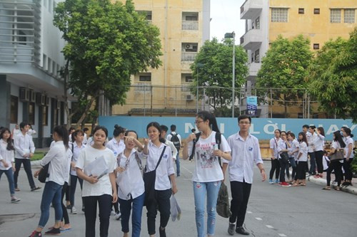 Các trường Đại học không công bố danh sách thí sinh trúng tuyển tạm thời (Ảnh: Thùy Linh)