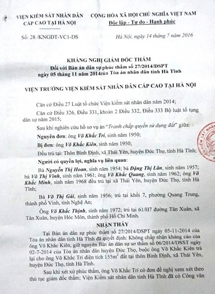 Ha Tinh Khang nghi giam doc tham vu Em trai de truoc anh ruot