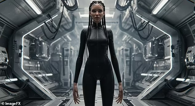 Tiến sĩ John Hawks, nhà nhân chủng học đến từ Đại học Wisconsin-Madison, cho hay trong tương lai, việc du hành vũ trụ dài ngày là điều hoàn toàn có thể diễn ra. Để thích nghi với môi trường không trọng lực, cơ thể con người sẽ có thể phát triển với 2 tay dài hơn, thân hình cao lớn và đôi mắt to. Ảnh: ImageFX.