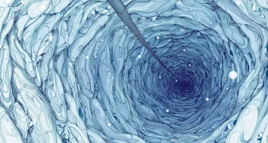 Nhiều loài vi khuẩn được phát hiện sống trong hồ Vostok, bao gồm các dạng sống ở biển cho thấy nơi đây từng được kết nối với đại dương. Ảnh: Pat Perry.