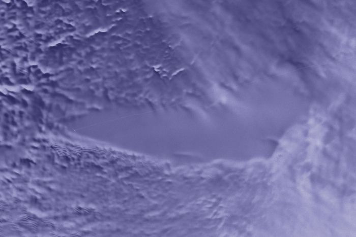 Đến năm 1993, các nhà nghiên cứu xác định được hồ Vostok nhờ công nghệ radar vệ tinh có khả năng xuyên qua băng. Ảnh: NASA.