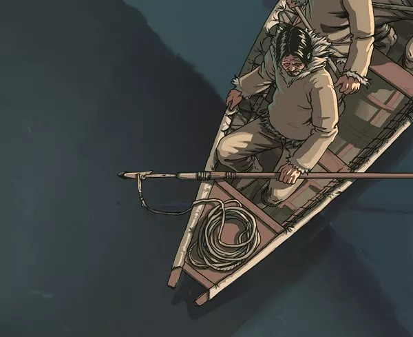 Cổ vật này được xem là bằng chứng rất sớm về một vật dụng được sử dụng để bảo vệ mắt người khi di chuyển trong điều kiện băng tuyết ở Bắc Cực. Trong tiếng Inuktitut, kính đi tuyết được gọi là iggaak. Các chuyên gia nhận định đây là một trong những loại kính bảo vệ mắt sớm nhất thế giới. Ảnh: NPS.