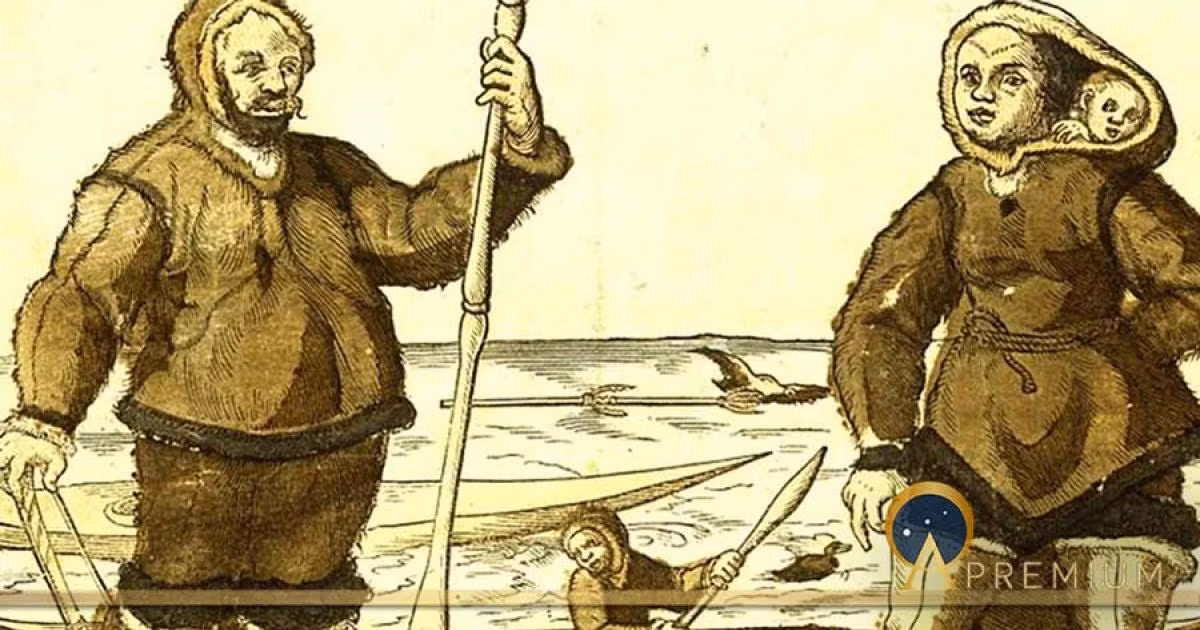 Đồng thời, kính đi tuyết Thule cung cấp cho người dùng tầm nhìn rộng hơn. Họ có thể quan sát được khu vực rộng lớn ở Bắc Cực. Ảnh: Ancient-origins.