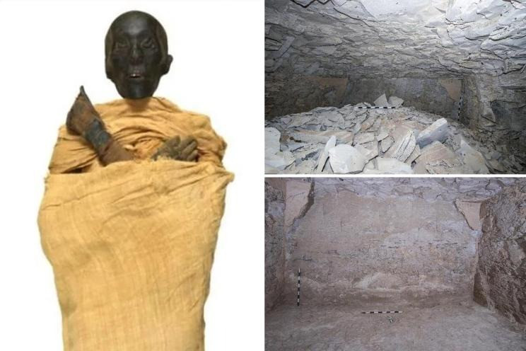 Điều thú vị là xác ướp của pharaoh Thutmose II đã được tìm thấy từ thế kỷ 19 tại một địa điểm khác gần lăng mộ mới phát hiện. Điều này khiến các chuyên gia suy đoán xác ướp đã được di chuyển tới nơi chôn cất khác sau khi bị trộm mộ cướp phá. Ảnh: National Museum of Egyptian Civilization.
