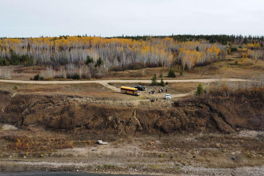 "Khu định cư khoảng 11.000 tuổi trên đã làm thay đổi mọi thứ mà chúng ta từng biết và có thể thay đổi câu chuyện về nền văn minh bản địa ban đầu ở Bắc Mỹ", nhà khảo cổ học nghiệp dư Dave Rondeau, người đầu tiên phát hiện ra di tích này vào năm 2023, cho biết. Ảnh: Sturgeon Lake First Nation.