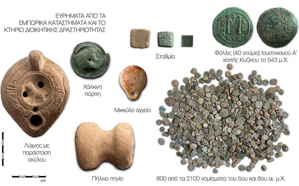 Kể từ đó, nhóm nghiên cứu tìm thấy tàn tích của một con đường cổ. Con đường này dẫn tới một nghĩa trang chứa hài cốt của 2 người đàn ông, 5 phụ nữ và 2 đứa trẻ. Trong số này, một đứa trẻ được chôn cùng một phụ nữ và hai người có thể là mẹ con. Ảnh: Hellenic Ministry of Culture and Sports.