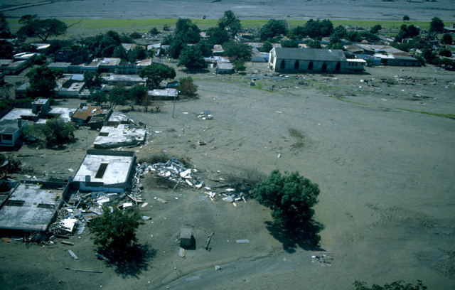 Khoảng 20.000 người trong tổng số gần 29.000 cư dân của thành phố Amero đã thiệt mạng. Theo đó, đây là một trong những thảm kịch tồi tệ nhất xảy ra tại Colombia. Ảnh: U.S. Geological Survey.
