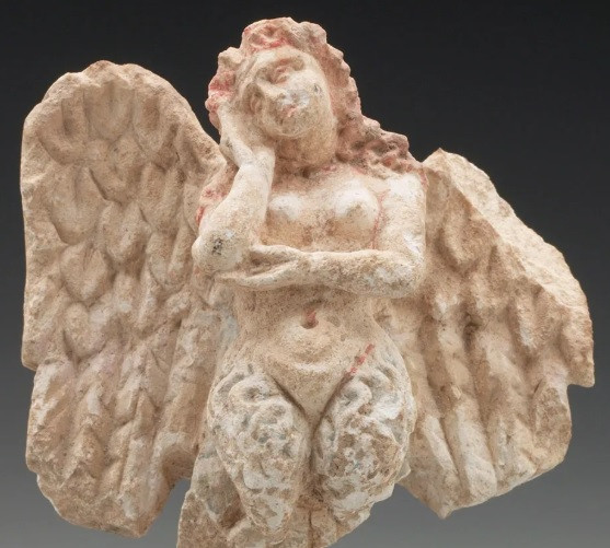 Đôi khi, những người cá Siren cũng thể hiện lòng tốt bằng cách cứu giúp một số thủy thủ, tàu thuyền gặp nạn. Một số người sau khi được cứu sống bày tỏ lòng cảm ơn bằng cách ở lại đảo Anthemoessa và kết duyên với người cá Siren. Ảnh: Yale University Art Gallery, gift of Molly and Walter Bareiss, 2001.28.11.