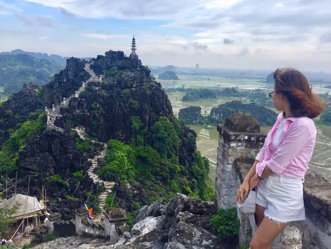 Từ góc độ này, đường bậc thang không khác gì với Vạn Lý Trường Thành của Trung Quốc.