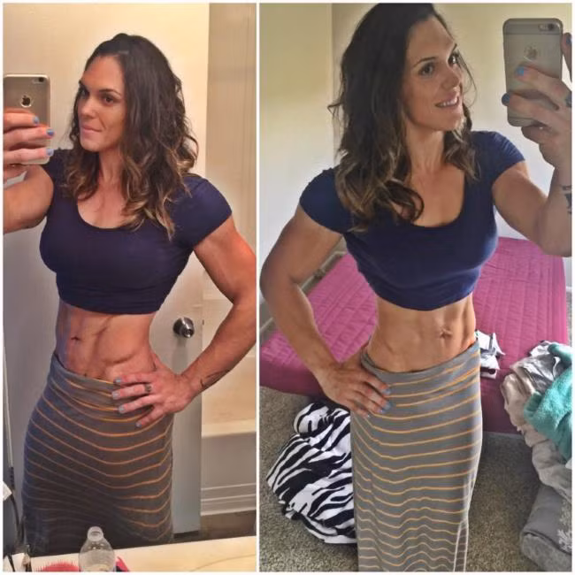 Được biết, đối với các võ sĩ như Gabrielle Garcia, yêu cầu rất nhiều vào sự rắn chắc của cơ bắp. Bởi chúng sẽ làm giảm khá nhiều lực sát thương của các đòn đánh nguy hiểm. Ảnh: Fightstate.