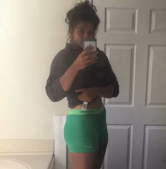 Chỉ trong vòng 2 năm đầu, cô nàng đã loại bỏ 52 kg mỡ thừa trong cơ thể.