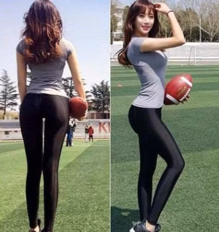 Được biết, cô nàng này vừa là giáo viên thể dục, vừa là một người mẫu bán thời gian.