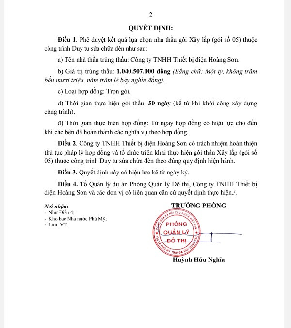 BR-VT: Nhà thầu nào sẽ thực hiện thay thế đèn Led tại Phú Mỹ - Hình 2 BR-VT: Nha thau nao se thuc hien thay the den Led tai Phu My-Hinh-2