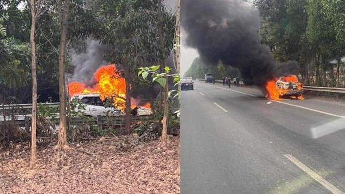  Ô tô Santa Fe bốc cháy ngùn ngụt trên Đại lộ Thăng Long: Sáng 7/12, tại Km12 - Km13 Đại lộ Thăng Long hướng từ trung tâm Hà Nội đi Hòa Lạc, một chiếc xe Santa Fe bất ngờ bốc cháy dữ dội. Chỉ huy Đội CSGT số 11 (Công an TP Hà Nội) xác nhận sự việc trên và cho biết:, chiếc xe Santa Fe mang biển kiểm soát Hà Nội đang lưu thông thì bất ngờ bốc cháy, không va chạm với phương tiện nào. Rất may vụ cháy không gây thiệt hại về người. 