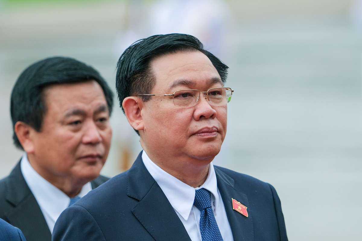 Chủ tịch Quốc hội Vương Đình Huệ.