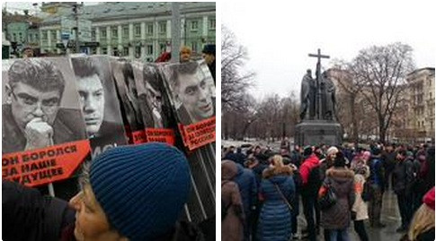 Tuan hanh tuong niem chinh tri gia Nemtsov tren toan nuoc Nga