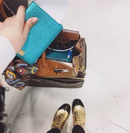 Những màn khoe đồ hàng hiệu mãn nhãn của Anh Sa.