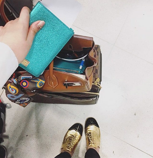 Những màn khoe đồ hàng hiệu mãn nhãn của Anh Sa.