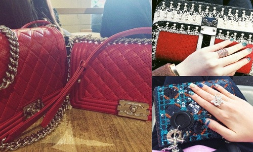  Tủ đồ của Anh Sa có nhiều món đồ đắt tiền của các thương hiệu nổi tiếng như Chanel, Dior, Salvatore... Không ít trong số đó có những chiếc túi trị giá cả trăm triệu đồng. Ảnh: FBNV.