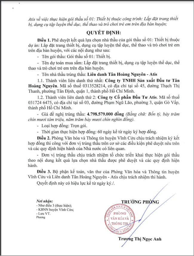 Dong Nai: Lien danh Tan Hoang Nguyen - ATIS trung goi thiet bi hon 4 ty-Hinh-2