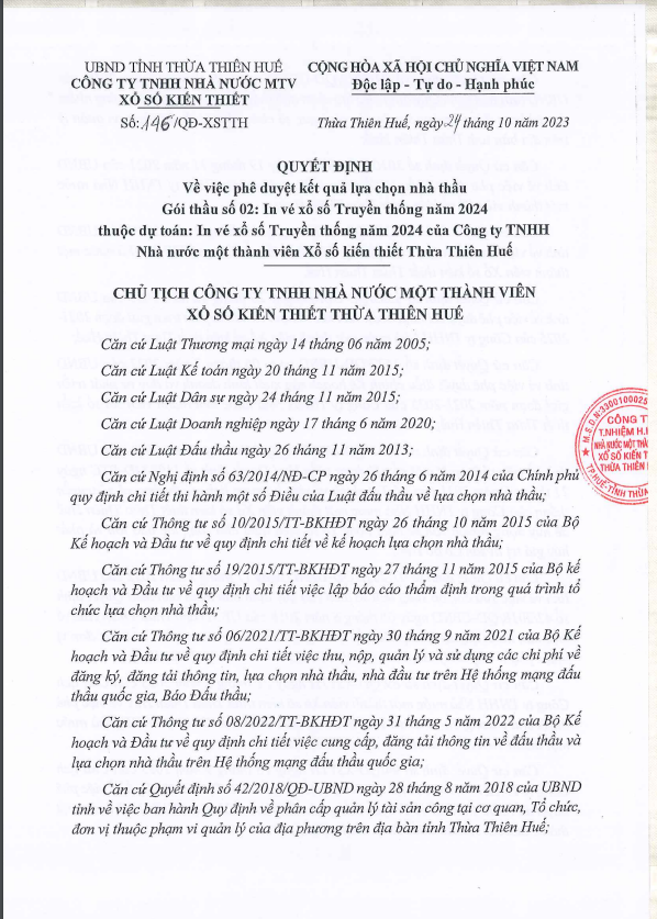 Cty In nhan dan Binh Dinh nhieu nam lien cung cap ve cho xo so Thua Thien Hue-Hinh-2