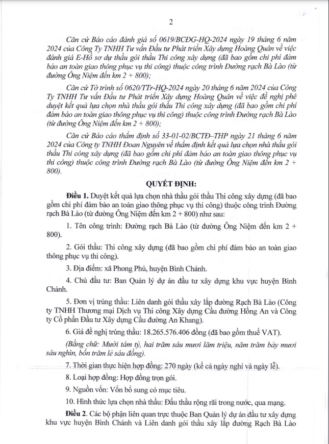 Cầu đường Hồng An có trúng gói thầu gần 24 tỷ tại Hóc Môn? - Hình 4 Cau duong Hong An co trung goi thau gan 24 ty tai Hoc Mon?-Hinh-4