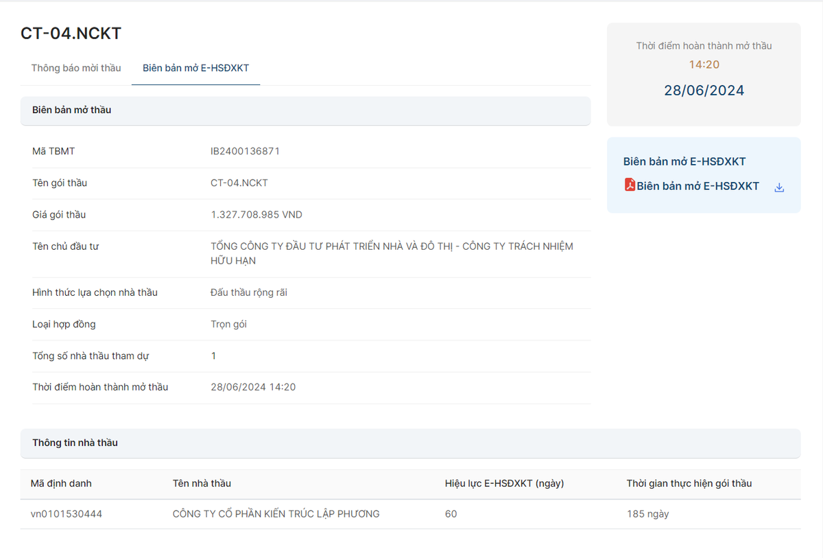 Hai goi thau nghien cuu khao sat CT-03, CT-04 ve tay Cty Lap Phuong?-Hinh-2