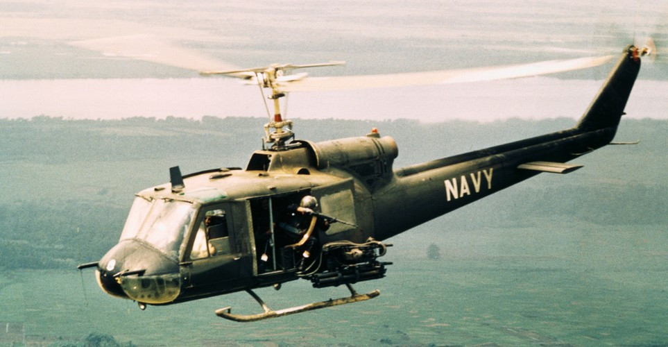 Trực thăng UH-1 của Không quân Hải quân Mỹ tham chiến ở Việt Nam. Nguồn ảnh: History.