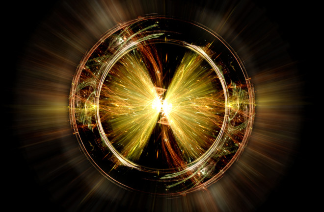 Cái còn lại là một vật thể khổng lồ có khối lượng gấp 11 lần Mặt Trời. Tuy vậy, nó hoàn toàn vô hình.