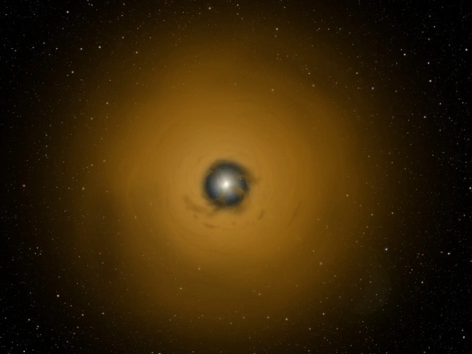 Đây là một trong những hệ thống sao trẻ nhất được biết đến, chỉ khoảng 10 triệu năm tuổi.