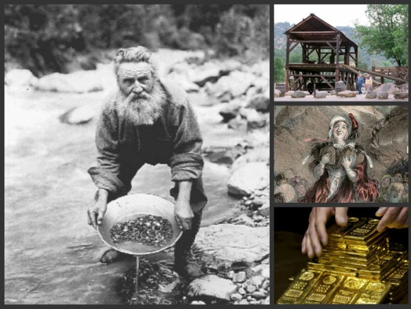 Cơn sốt săn vàng tại California đã làm rung chuyển nền kinh tế của tiểu bang này vào cuối thế kỷ 19. Từ năm 1848 đến 1855, hàng ngàn người đã đổ về vùng đất California để tìm kiếm vàng.