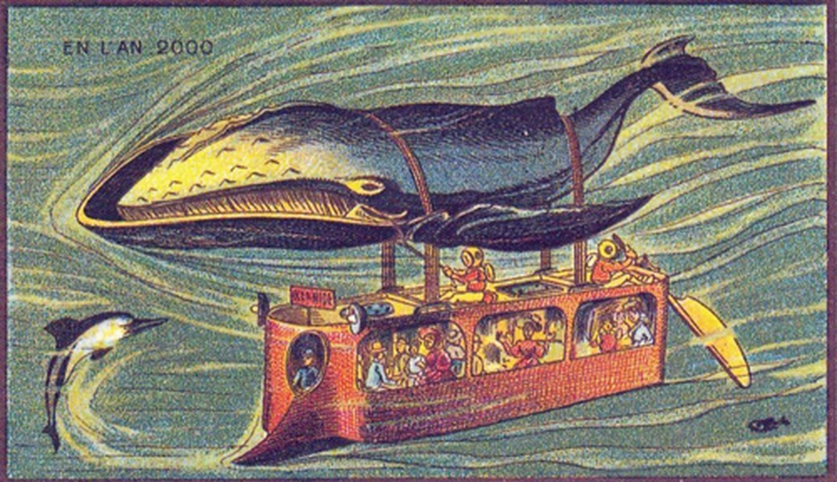 8. Xe bus chạy bằng... cá voi giúp hành khách có chuyến thám hiểm đại dương ấn tượng.