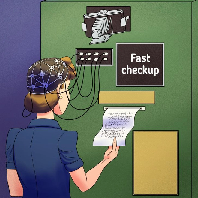 3. Các bệnh viện ngày nay quả là có áp dụng máy móc và robot vào khám chữa bệnh, nhưng để kê đơn thần tốc như hình thì không.