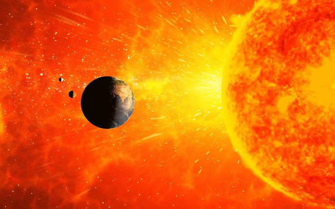 Trong giai đoạn này, Mặt Trời sẽ bắt đầu phình to và trở nên lớn hơn, trở thành một sao khổng lồ đỏ.