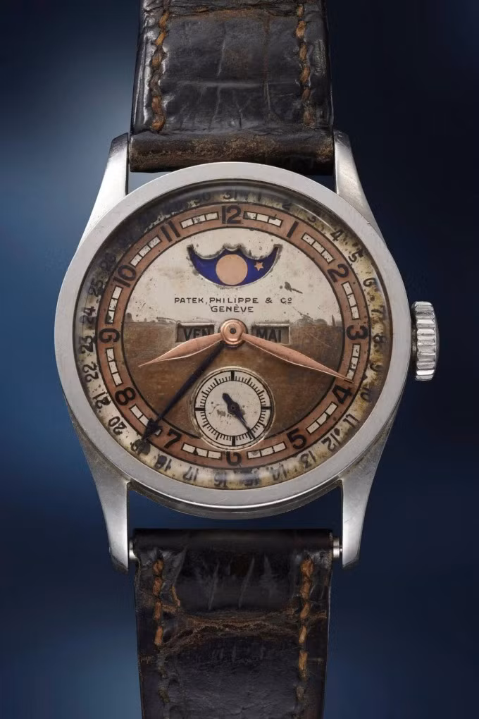 Nhà đấu giá cho biết đây là 1 trong 8 chiếc đồng hồ Patek Philippe Reference 96 Quantieme Lune (gọi tắt: Ref 96) trên thế giới.